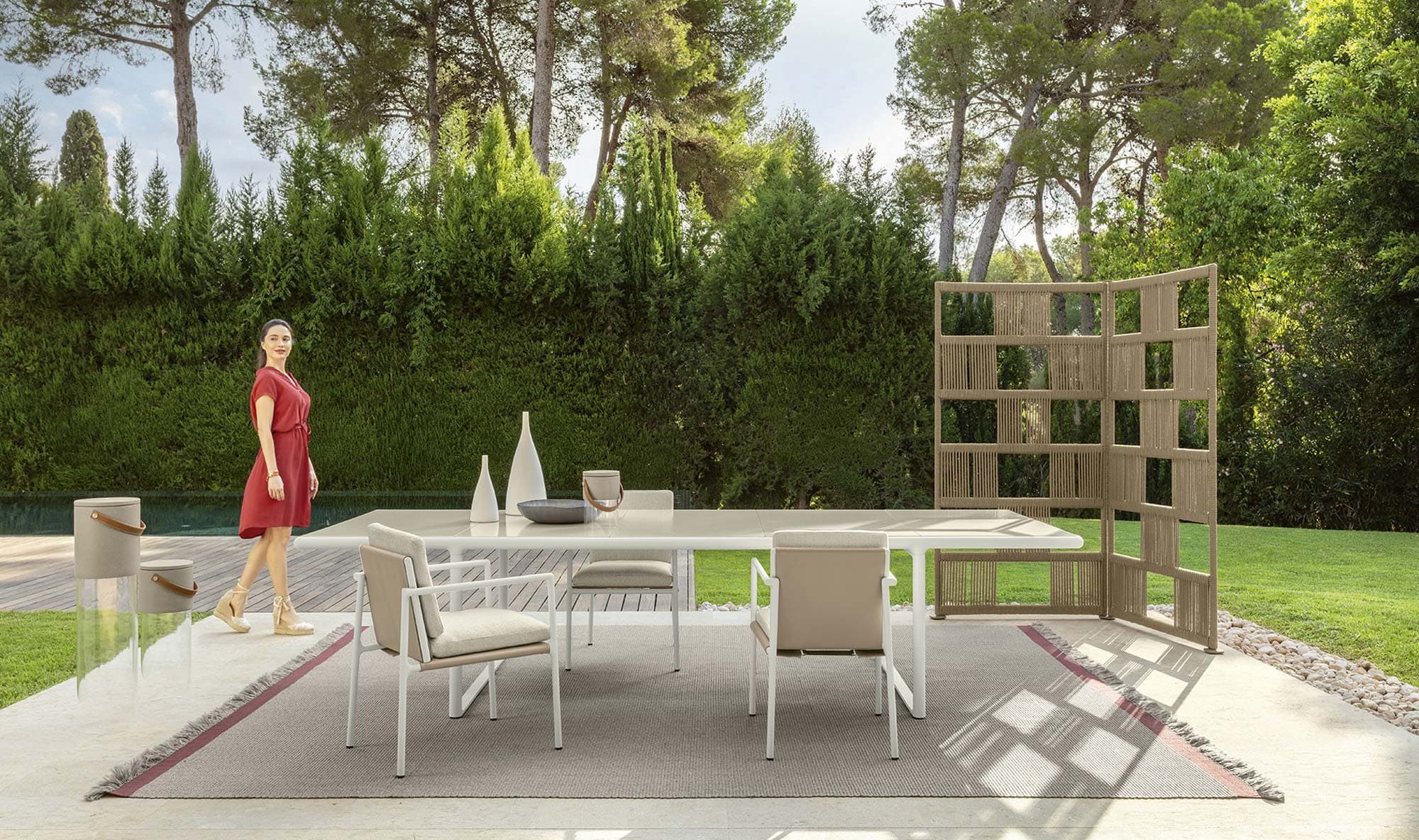 Tresse Outdoor Dining Armchair